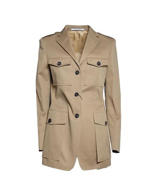 Tagliatore Natural Multi-Pocket Epaulette Jacket