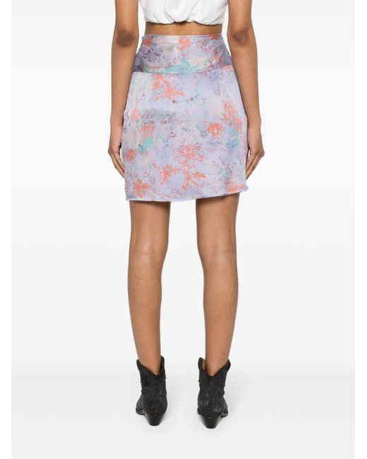 Falda corta Theoline IRO de color Purple