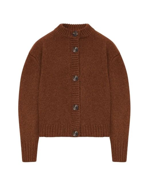 Soeur Brown Leonard Button-Up Cardigan