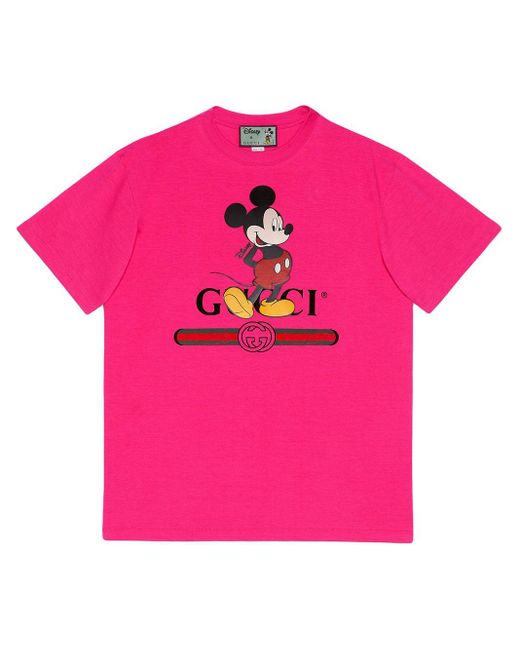Gucci Übergroßes "Disney x " T-Shirt in Pink für Herren