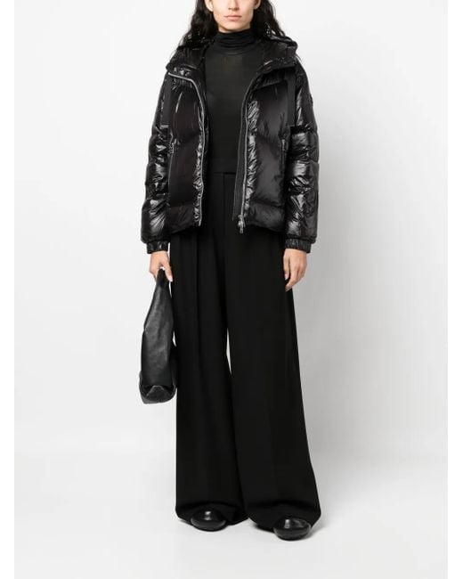 Woolrich Black Nylon Down Jacket