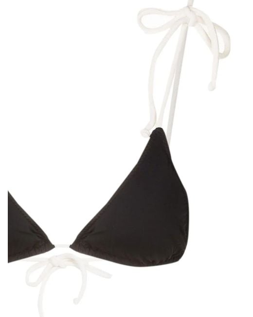 Clube Bossa バイカラー ビキニトップ Black