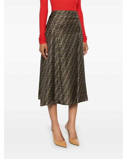 Fendi Brown Skirts