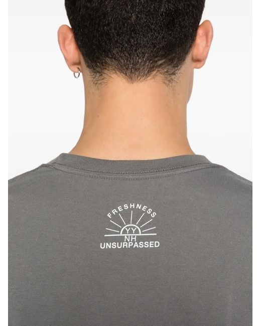 Yohji Yamamoto Gray X Neighborhood Long-Sleeve T-Shirt for men