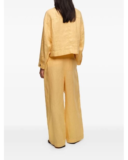 Bimba Y Lola Yellow Patch Pocket Jacket