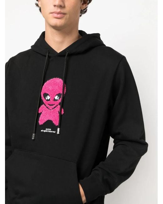 Hoodie À Patch Alien Gcds pour homme en coloris Black