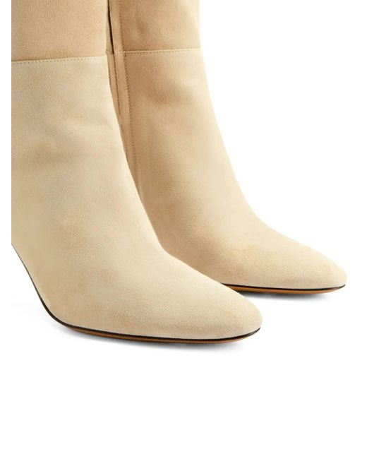 Alexandre Vauthier White Kniehohe Stiefel 100Mm