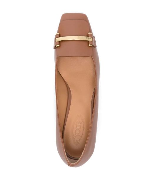 Escarpins En Cuir 50 Mm Tod's en coloris Brown