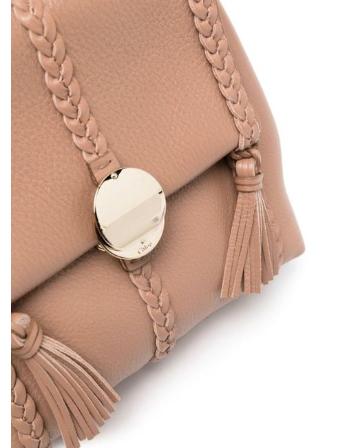 Chloé Pink Small Penelope Leather Shoulder Bag
