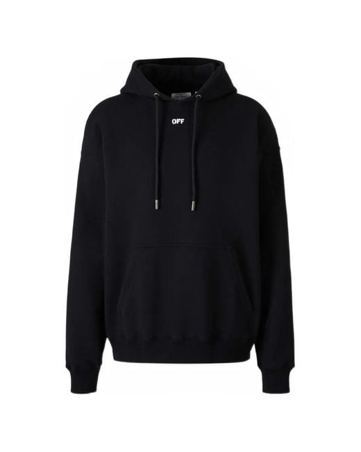 Off-White c/o Virgil Abloh Black Graphic Hoodie for men