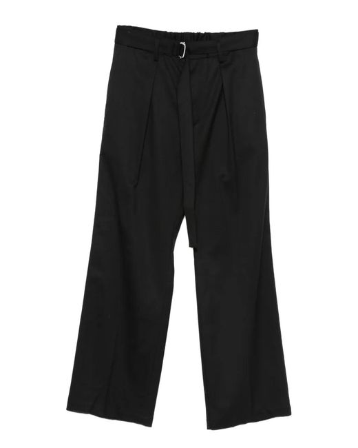 Attachment Black Pantalon À Design Plissé for men
