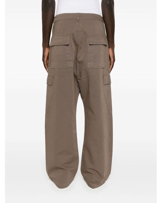 Pantalon en coton à poches cargo Rick Owens pour homme en coloris Natural