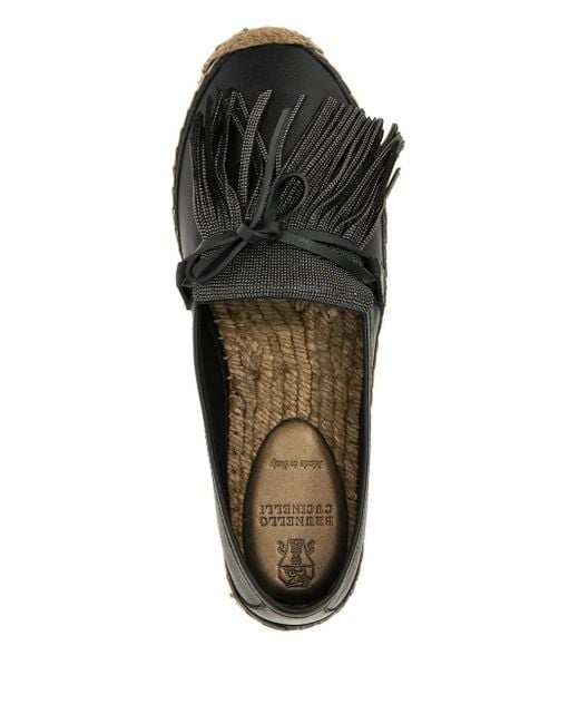 Espadrillas Ramile di Brunello Cucinelli in Black