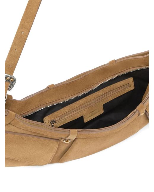 Pinko Metallic Pocket Body Bag Large Shoulder Bag