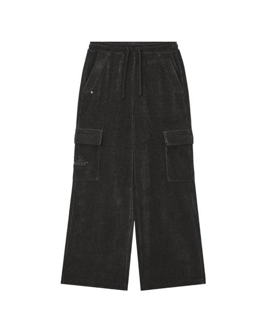 Musium Div. Black Corduroy Cargo Pants