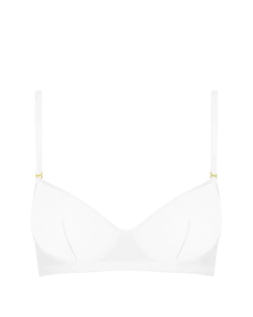 Maison Close White Corps À Corps Balconette Bra