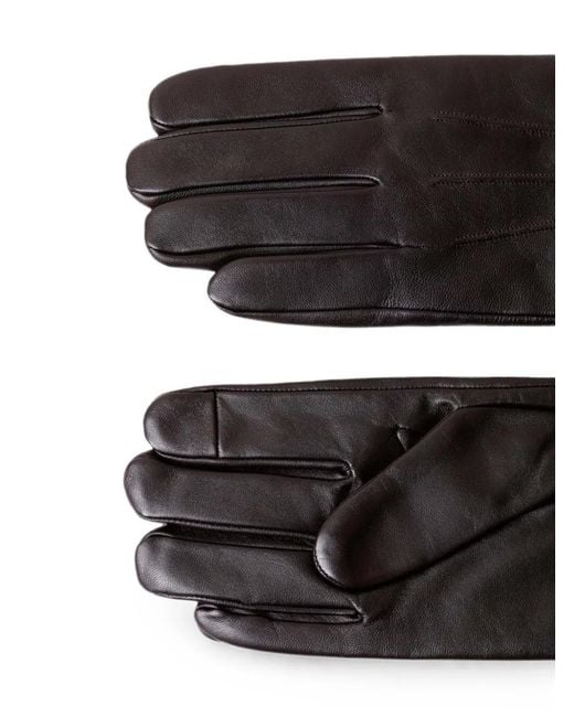 Hackett Black Commuter Gloves for men