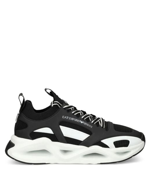 EA7 Black Infinity Cage Sneakers for men