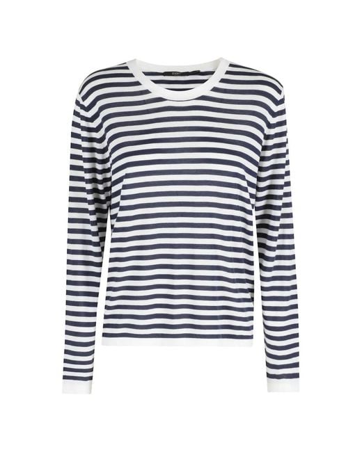 Pull Rayé Seventy en coloris Blue