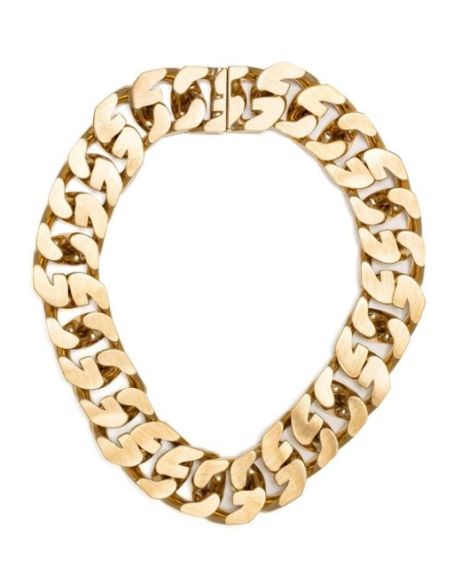 Givenchy Metallic G-chain Necklace for men