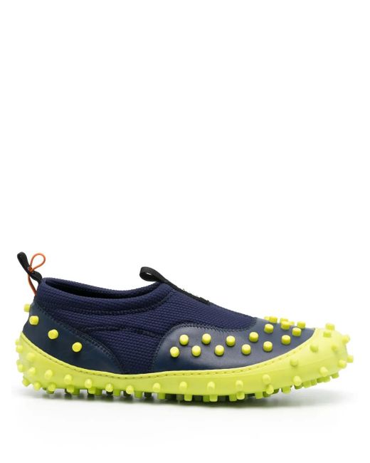 Sunnei Blue 1000Chiodi Slip-On Sneakers