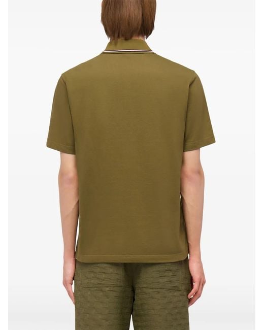 Ferragamo Green Signature Polo for men