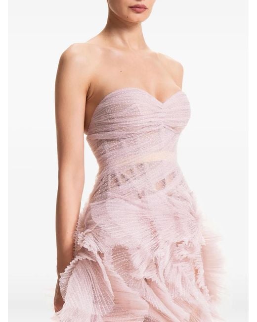 Maria Lucia Hohan Pink Darclee Asymmetric Dress