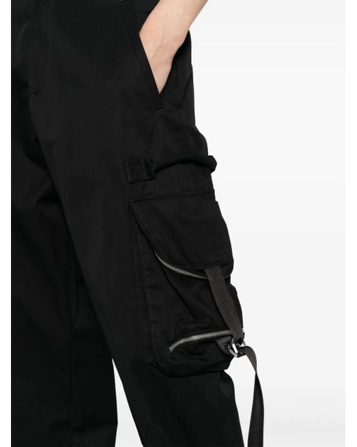 Off-White c/o Virgil Abloh Black Straight-Leg Cargo Pants for men