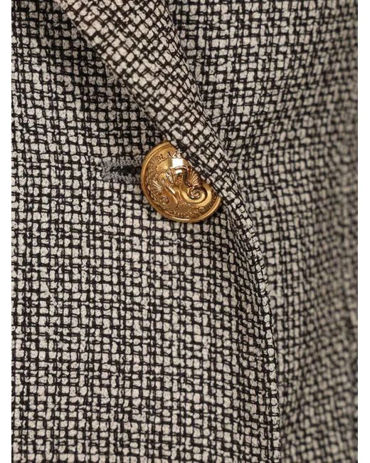 Blazé Milano Gray Double-Breasted Flap Blazer