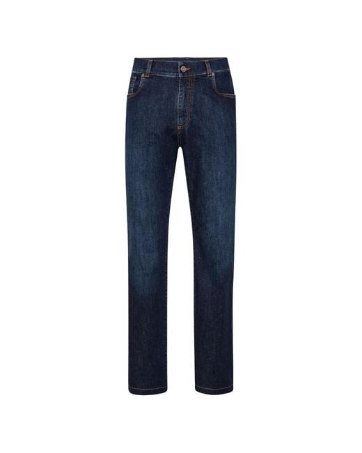 Billionaire Blue Jean À Patch Logo for men