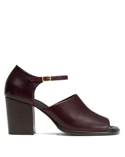 Lemaire Brown Sandalen Mit Blockabsatz 80Mm
