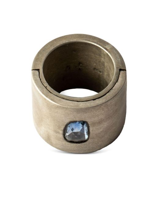 Parts Of 4 Metallic Sistema Gemstone-detail Ring