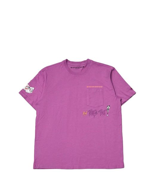 Chrome Hearts Purple X Matty Boy I Want More Not Less T-Shirt for men