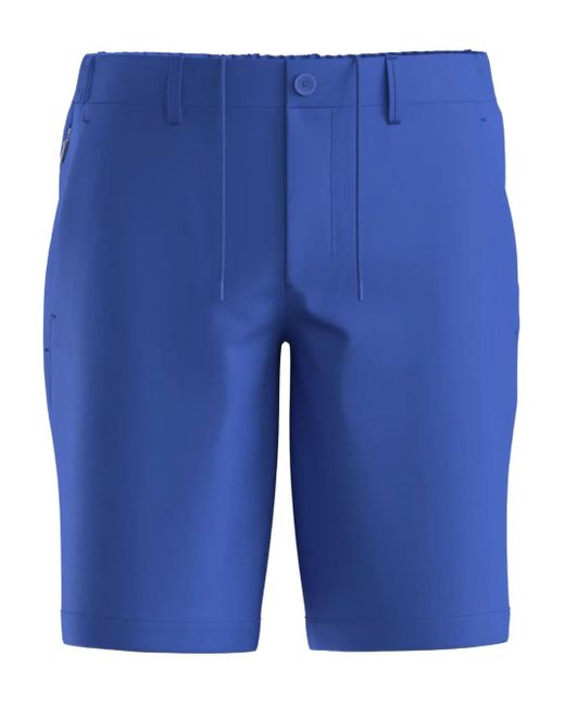 Boss Blue Button-Fastening Elasticated Shorts for men