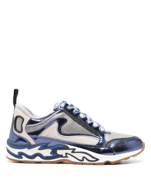 Sandro Blue Flame Sneakers