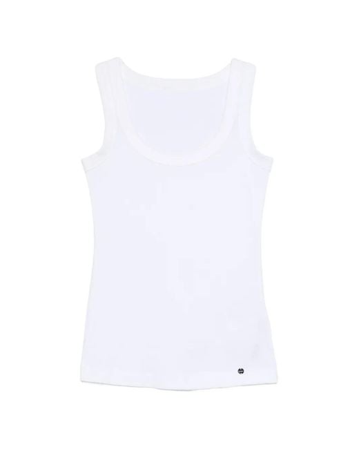 Marc Cain White Sleeveless Top