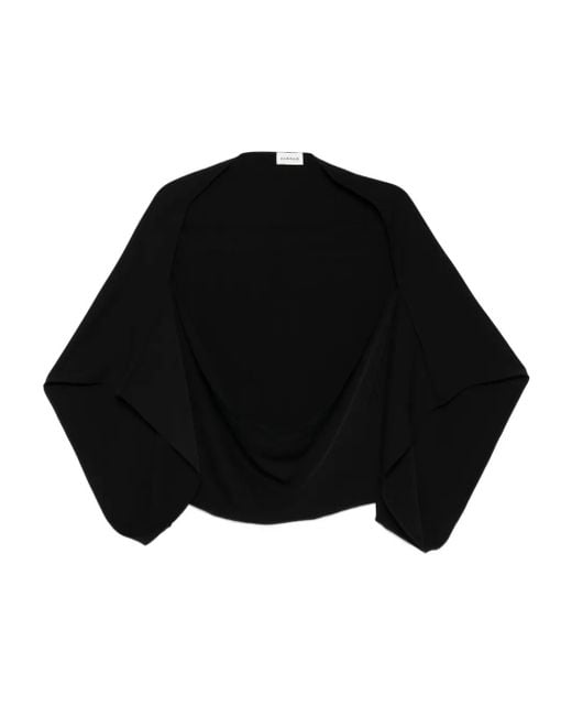 Chaqueta Con Mangas Drapeadas P.A.R.O.S.H. de color Black