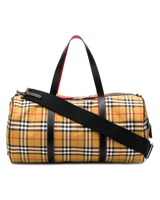 Burberry Brown 'kennedy' Holdall for men