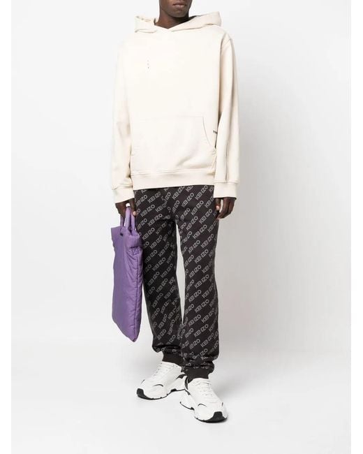 KENZO Gray Monogram Sweat Pants for men