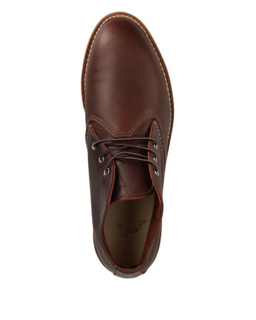 Red Wing Brown Leather Boots for men
