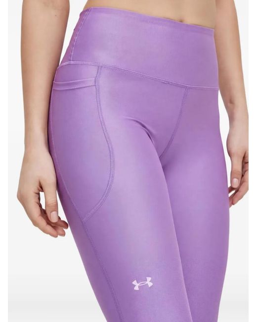 Under Armour Purple Side-Pocket Leggings