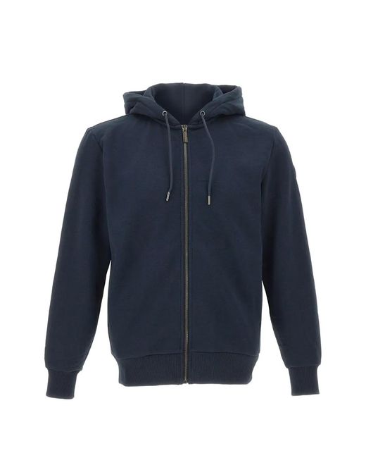 Colmar Blue Logo-Patch Zip-Up Hoodie for men