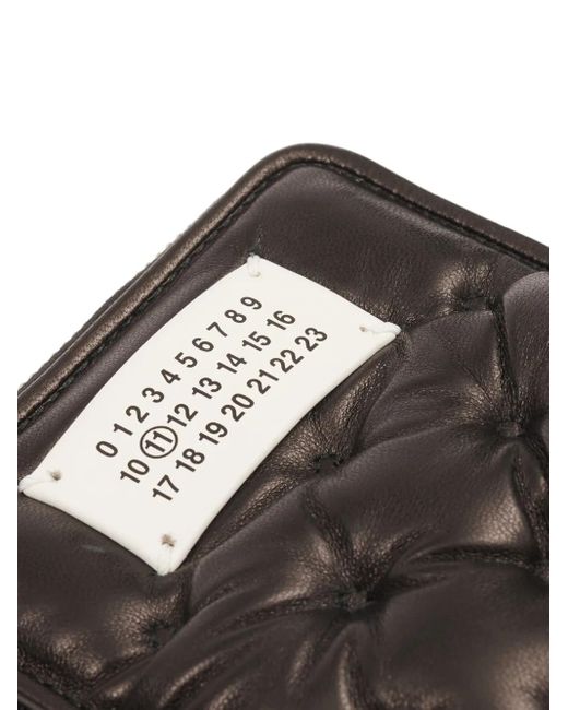 Maison Margiela Black Leather Zip Around Wallet