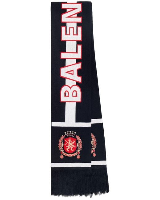 Balenciaga Intarsia Sjaal in het Wit voor heren Lyst NL