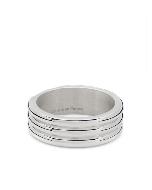 Le Gramme Gray Sterling 9G Gordon Band Ring