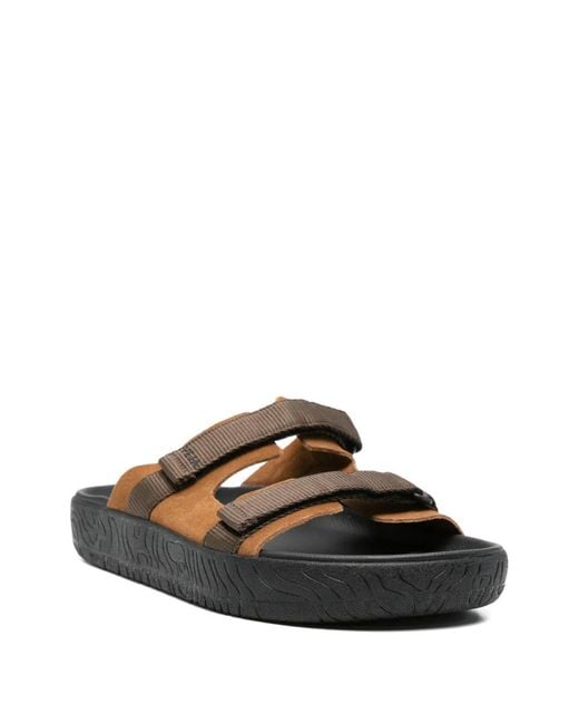 Veja White Arpoador Touch-Strap Suede Sandals for men