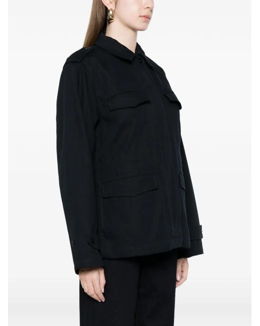 A.P.C. Black Flap-Pocket Jacket