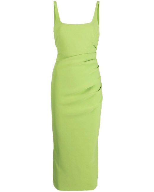 Bec & Bridge Karina Tuck Midi Dress in Green | Lyst