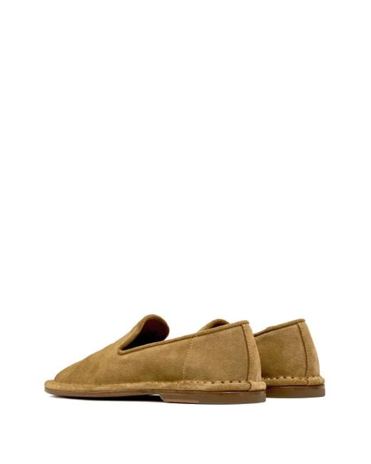 Buttero Brown Suede Loafers