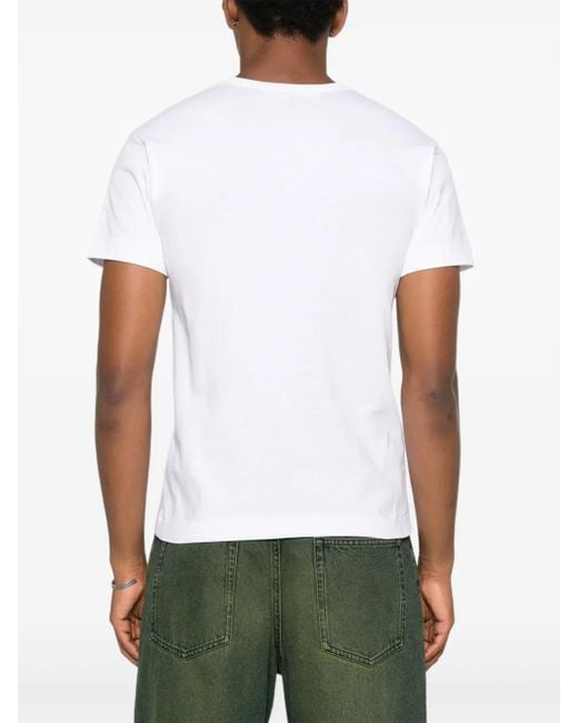 COMME DES GARÇONS PLAY White Logo T-Shirt